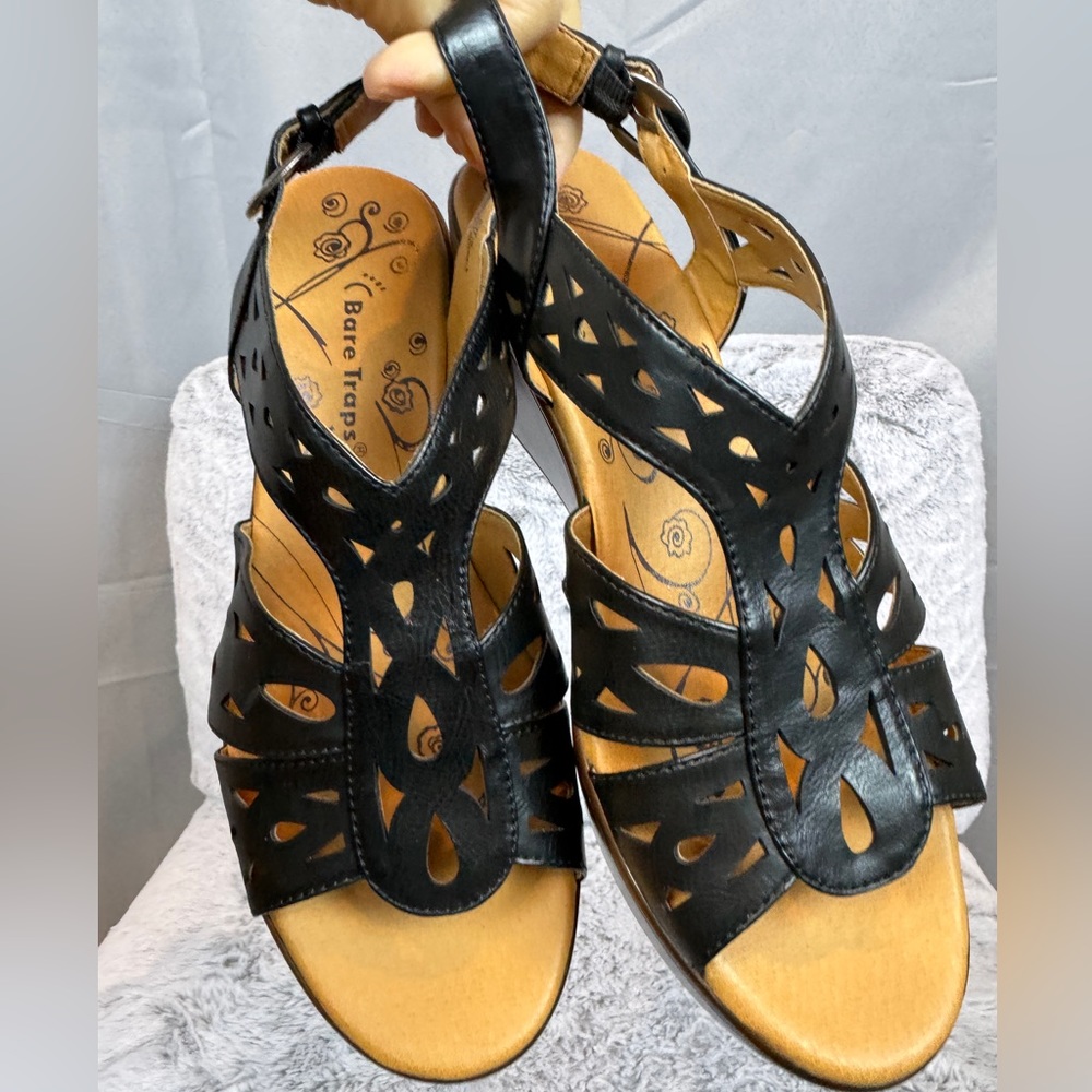 Bare Traps Dallas Wedge Sandal- Sz 8W - Picture 5 of 11